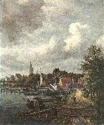 RUISDAEL, Jacob Isaackszon van View of Amsterdam  dh France oil painting reproduction